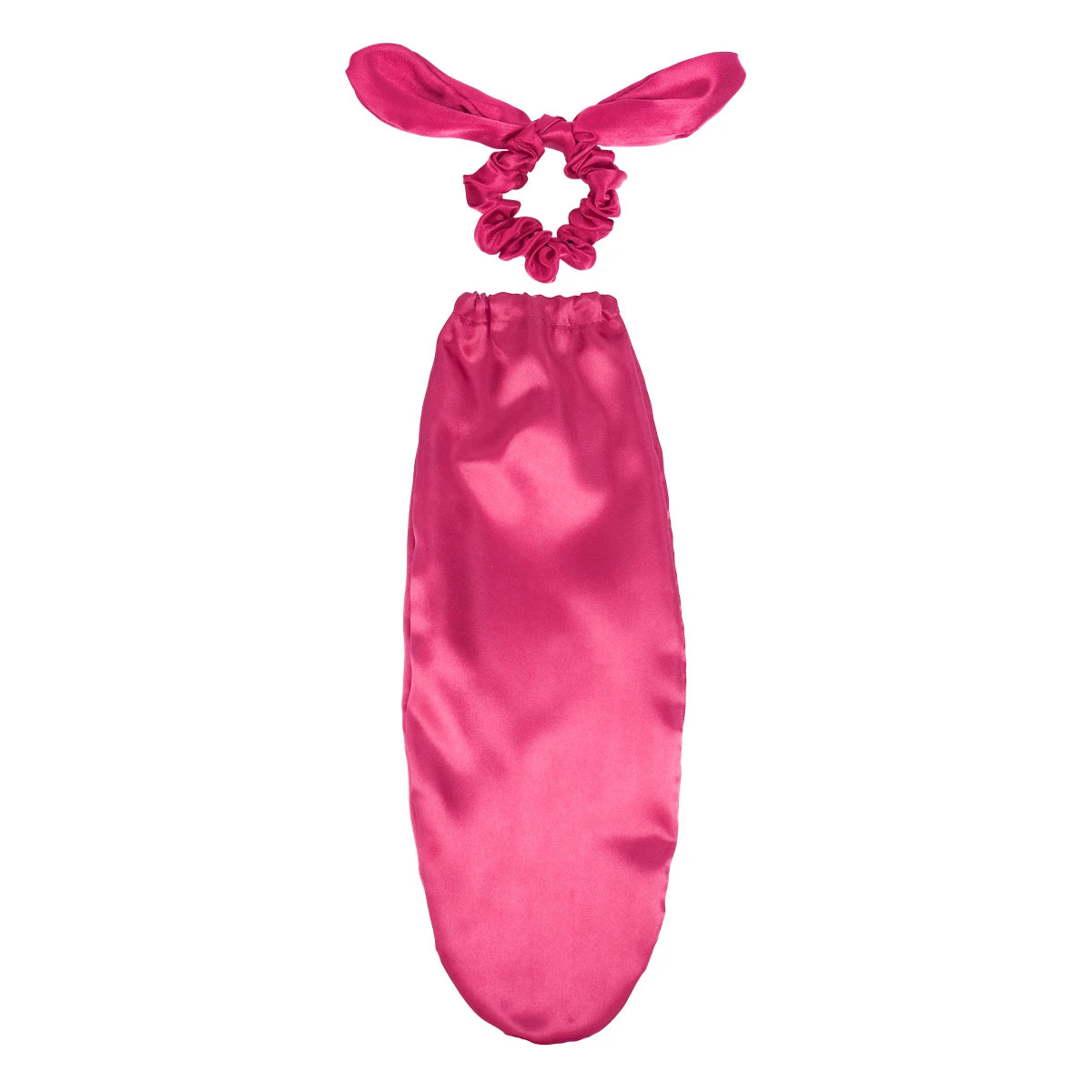 Satin Sleep Cap with Bow