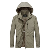 Men’s Waterproof Hooded Windbreaker