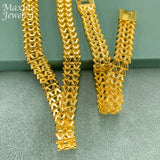 18K Gold Plated Bridal Jewelry Set