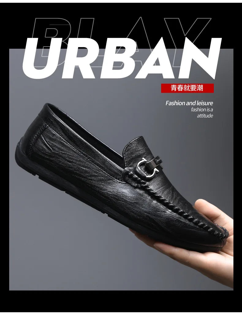 Men’s Luxury Business Leather Loafers