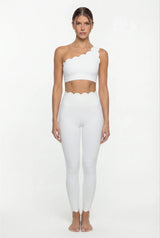 Blush One-Shoulder Yoga Set