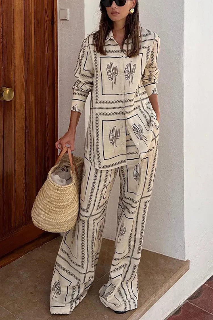 Women's Printed 2 Piece Set
