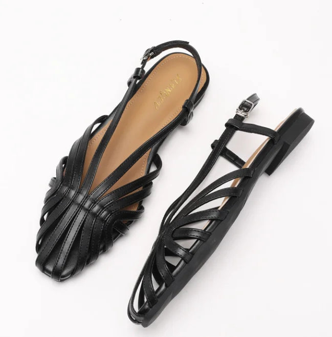 Women’s Plus Size Gold Gladiator Sandals
