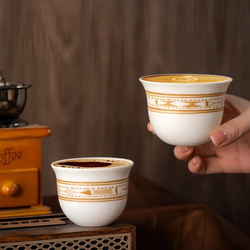 White Porcelain Coffee Cup