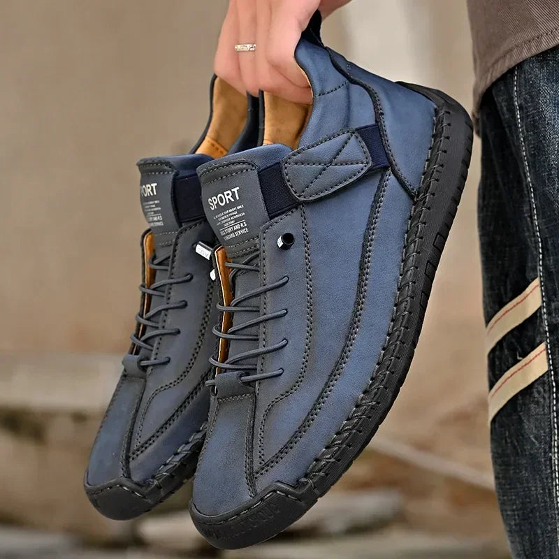 Men’s Comfortable Lace-Up Loafers – Casual Outdoor 2025