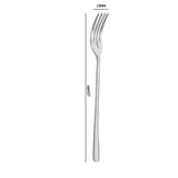 Stainless Steel Long Handle Dessert Forks