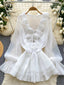 Women's Floral Chiffon Mini Dress