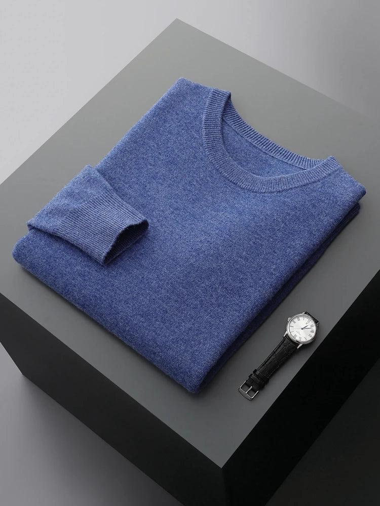 Men Merino Wool Pullover Sweater