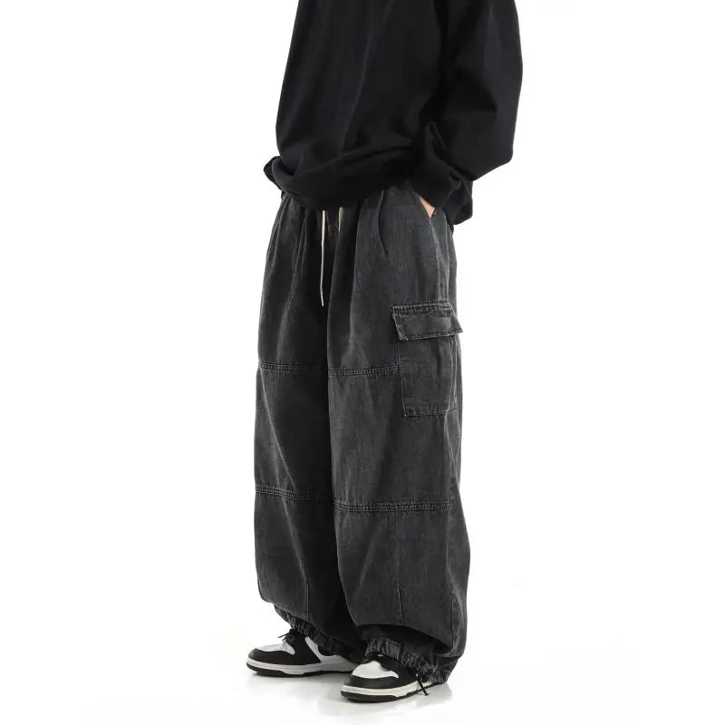 Men Y2K Baggy Cargo Jeans