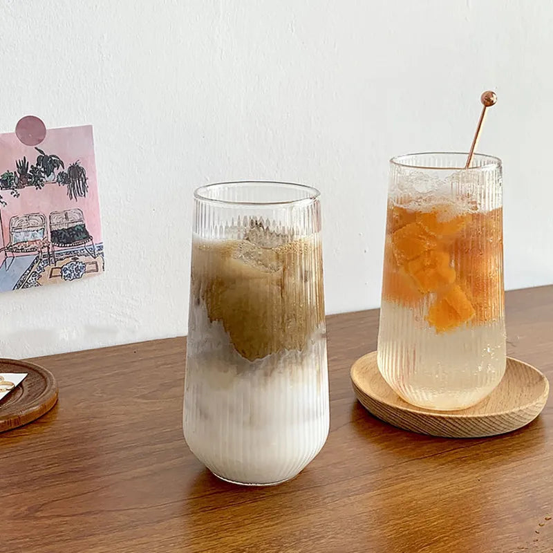Stripe Glass Cup 500ml