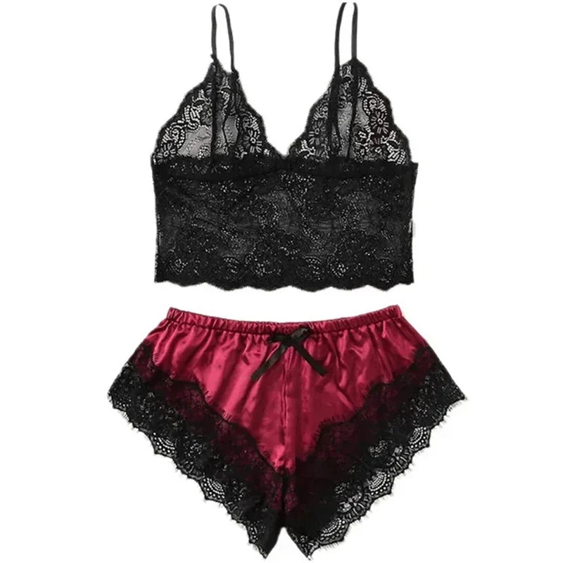 Bella Lace Babydoll Set