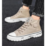 BritFlex™ Men’s High-Top Canvas Sneakers