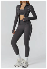 Women Slim Fit Long Sleeve Running Jacket
