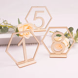 Wooden Wedding Table Numbers