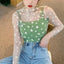 Women's Mesh Crop Top