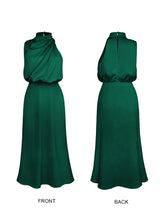 Women's Silk Satin Evening Dress