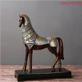 European Lucky Horse Resin Ornament
