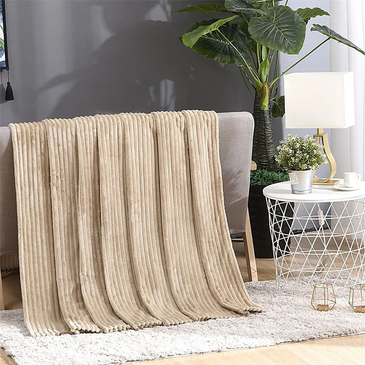 Striped Flannel Blanket