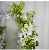 White Green Floral Arrangement Decor