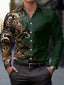 Crimson Floral Dress Shirt