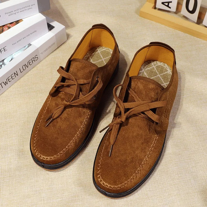 Men’s Traditional Plaid Slip-On Loafers