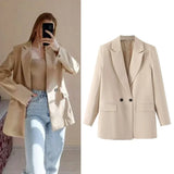 MetroChic™ – Tailored Casual Blazer (2025 Office Fit, Fashion-Forward Design)