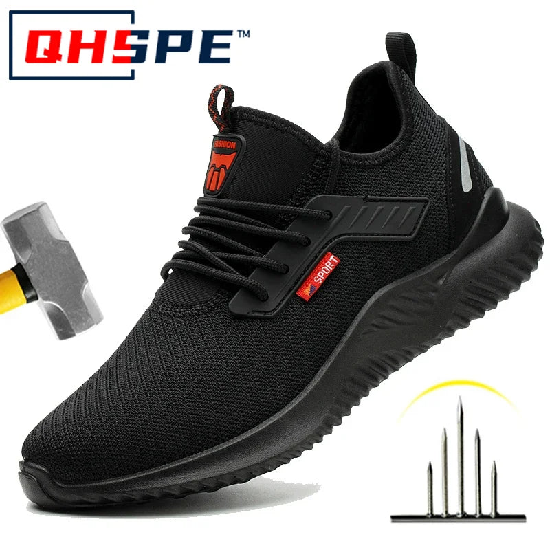 Men Indestructible Steel Toe Sneakers