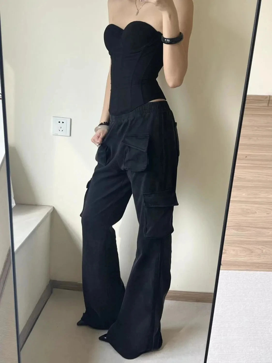 Y2K Punk Street Baggy Denim Pants