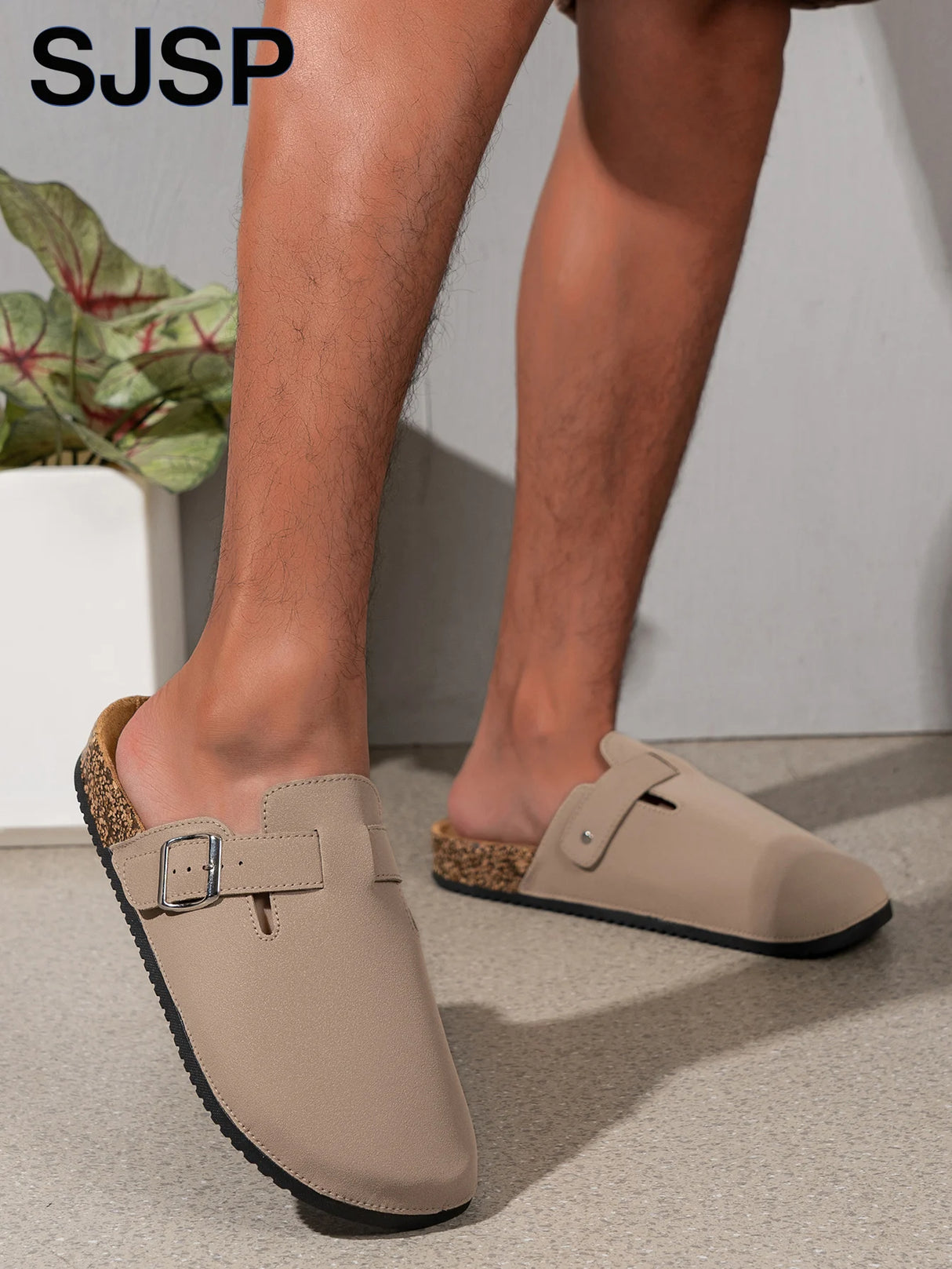 Men’s Solid Color Mules
