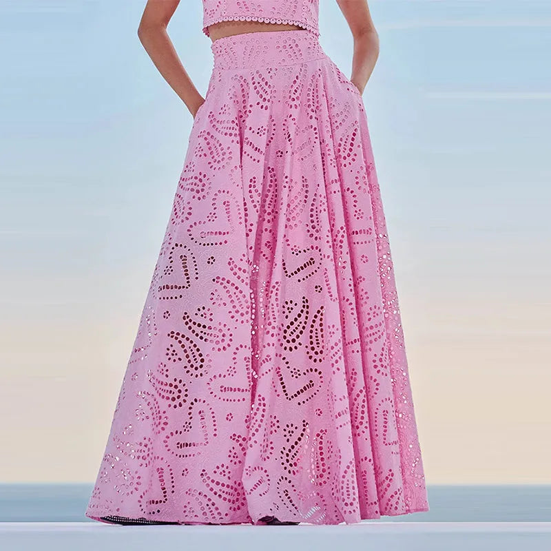 Women's Sleeveless Skirt Set
