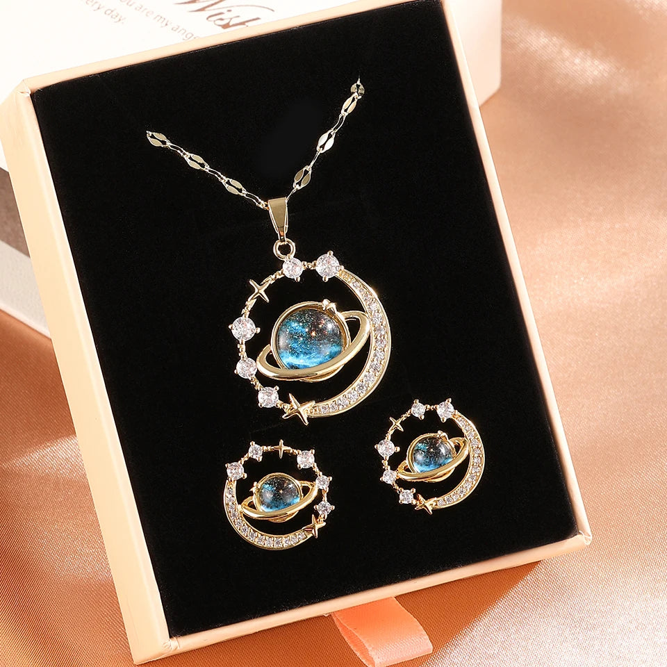 Luxury Zircon Jewelry Set for Women