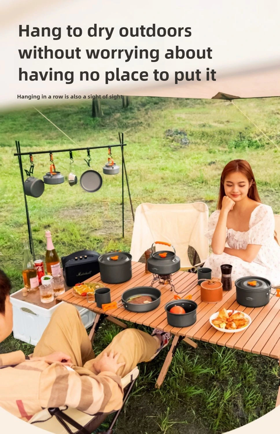 Camping Cookware Combination Set