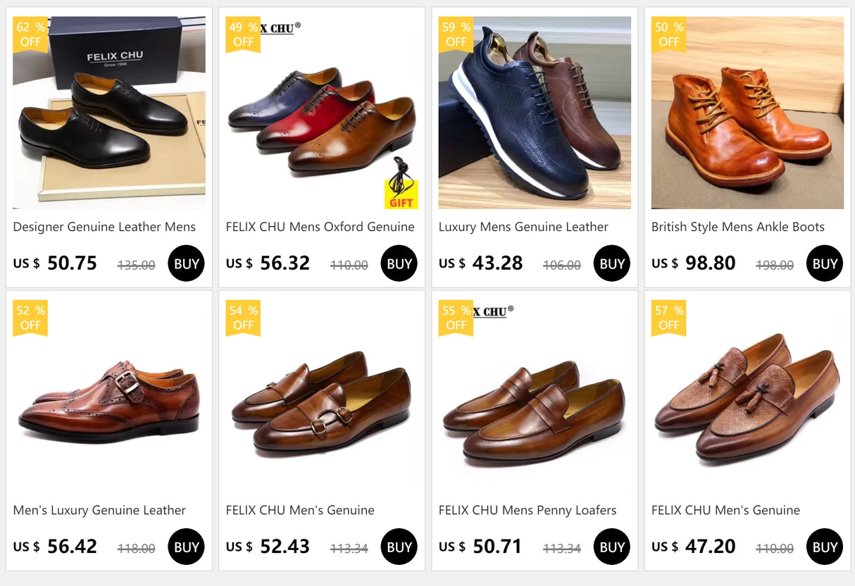 Men’s Leather Mules