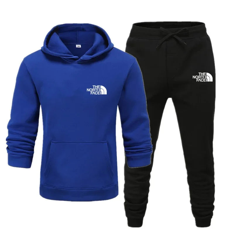 Unisex Printed Hooded Tracksuit