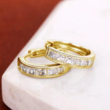CZ Hoop Earrings