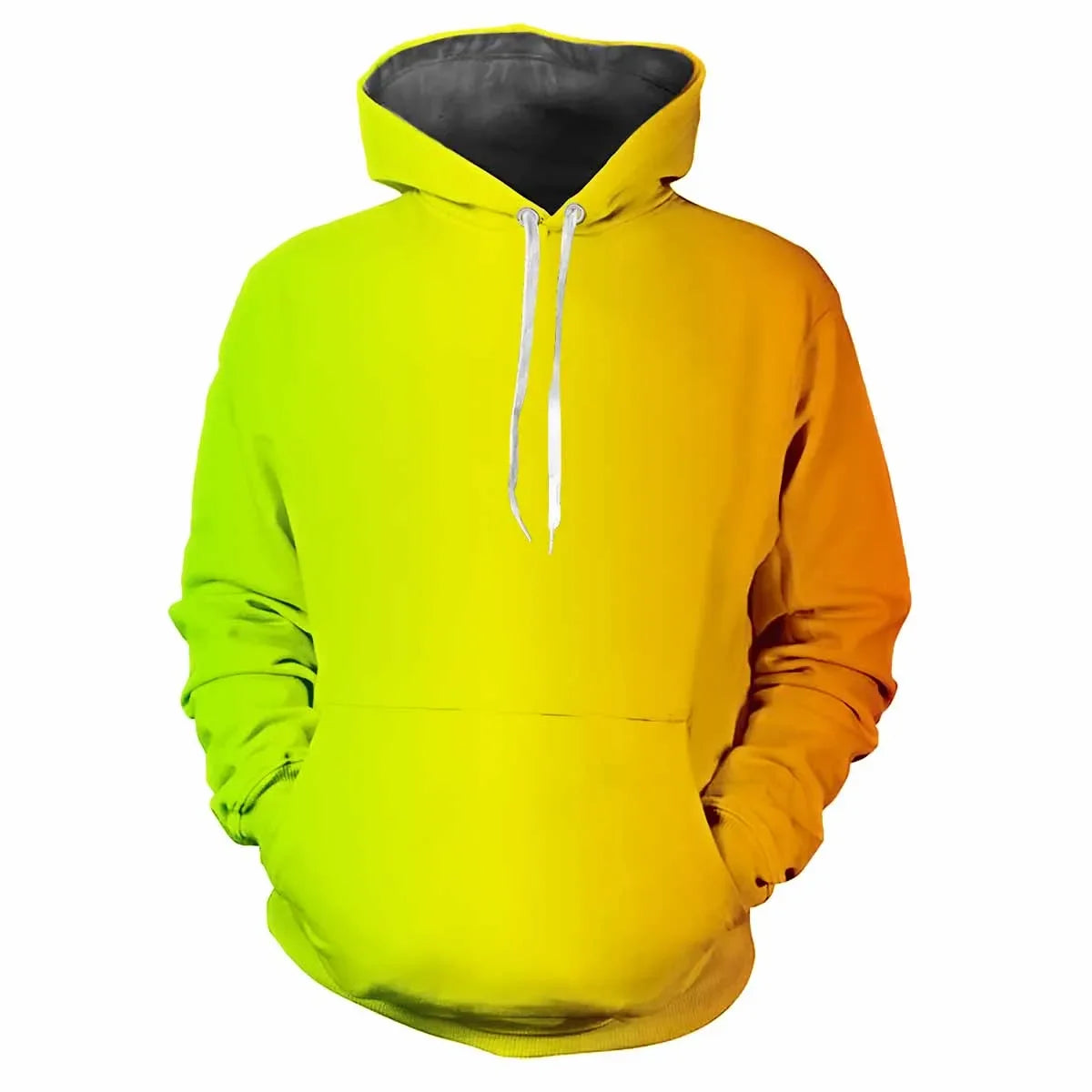 Men’s Gradient 3D Print Hoodie