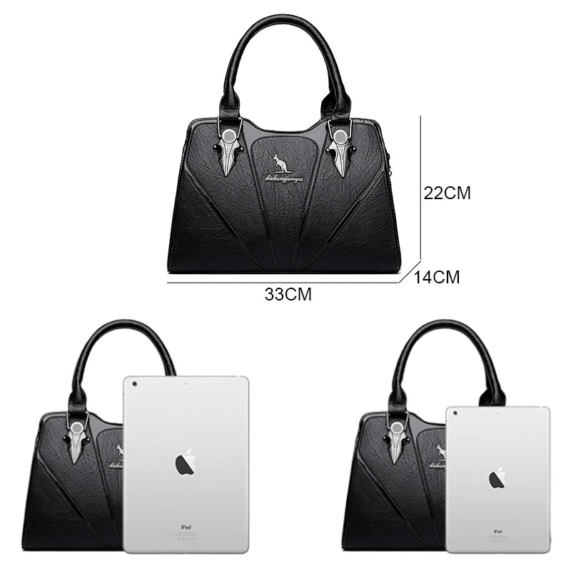 Classic Leather Crossbody Bag