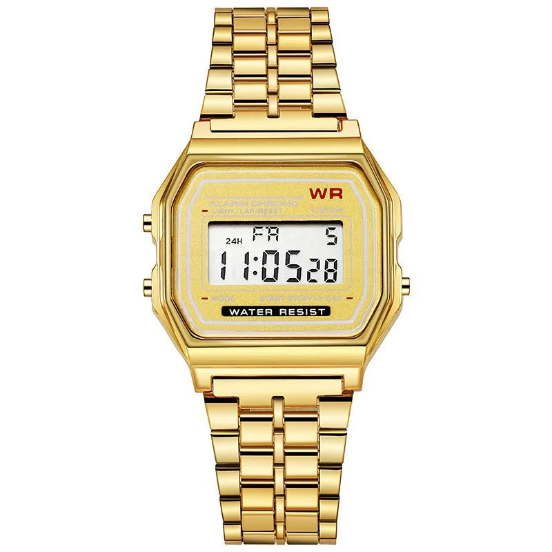 Luxury Rose Gold Digital Watch