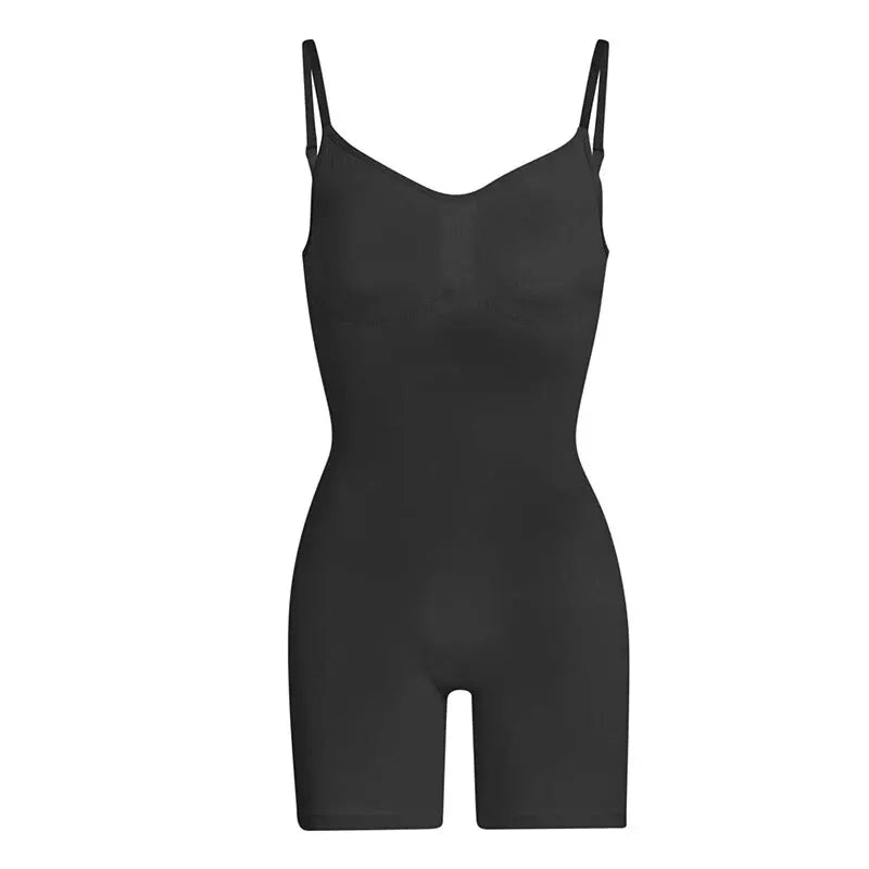 Women's Seamless Tummy Control Bodysuit – Stretch Shapewear Body Shaper
