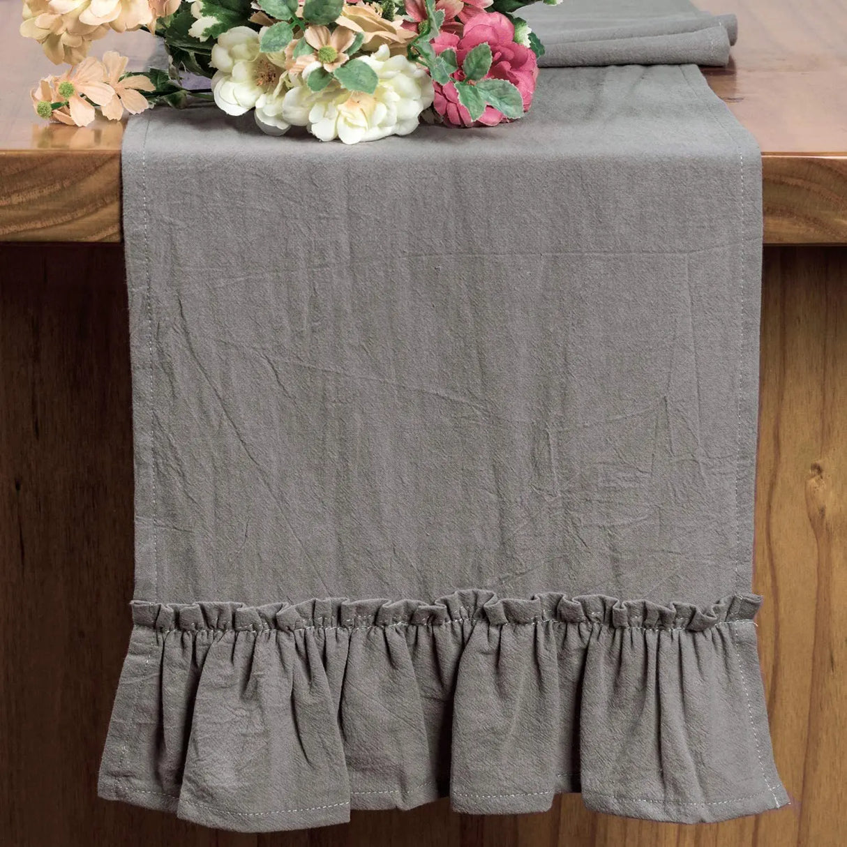Christmas Orangered Table Runner