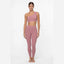 Blush One-Shoulder Yoga Set