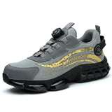 Women Safety Shoes Breathable Mesh Steel Toe Boots