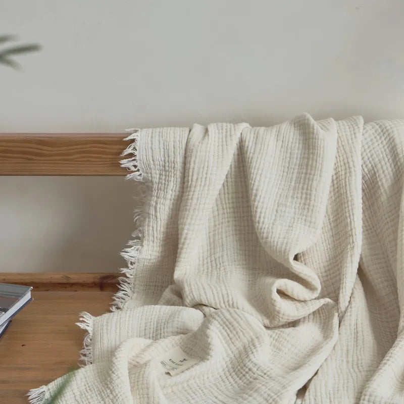 Soft Cotton Throw Blanket