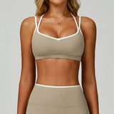 Women Seamless Shockproof Yoga Bra
