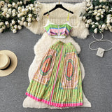 Women's Crop Top & Skirt Set
