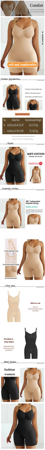 Women's Seamless Tummy Control Bodysuit – Stretch Shapewear Body Shaper