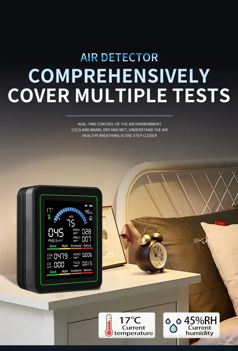 10-in-1 Air Quality Detector