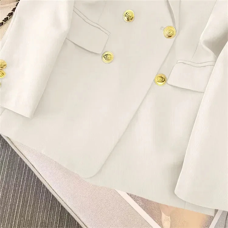 KStyle™ – Korean Slim Fit Blazer (Loose Fit, Temperament Ready, Spring/Fall Wear)