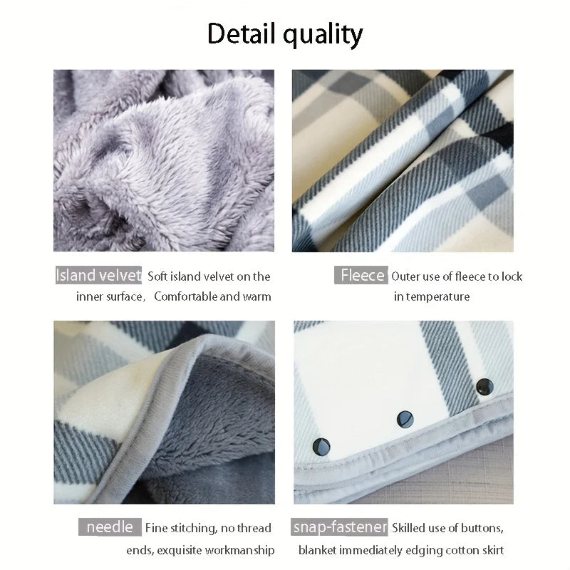 Wearable Flannel Blanket