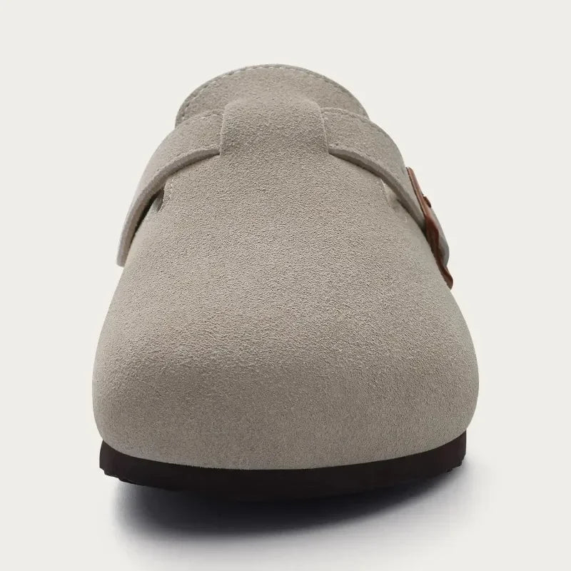 Men Suede Cork Mules